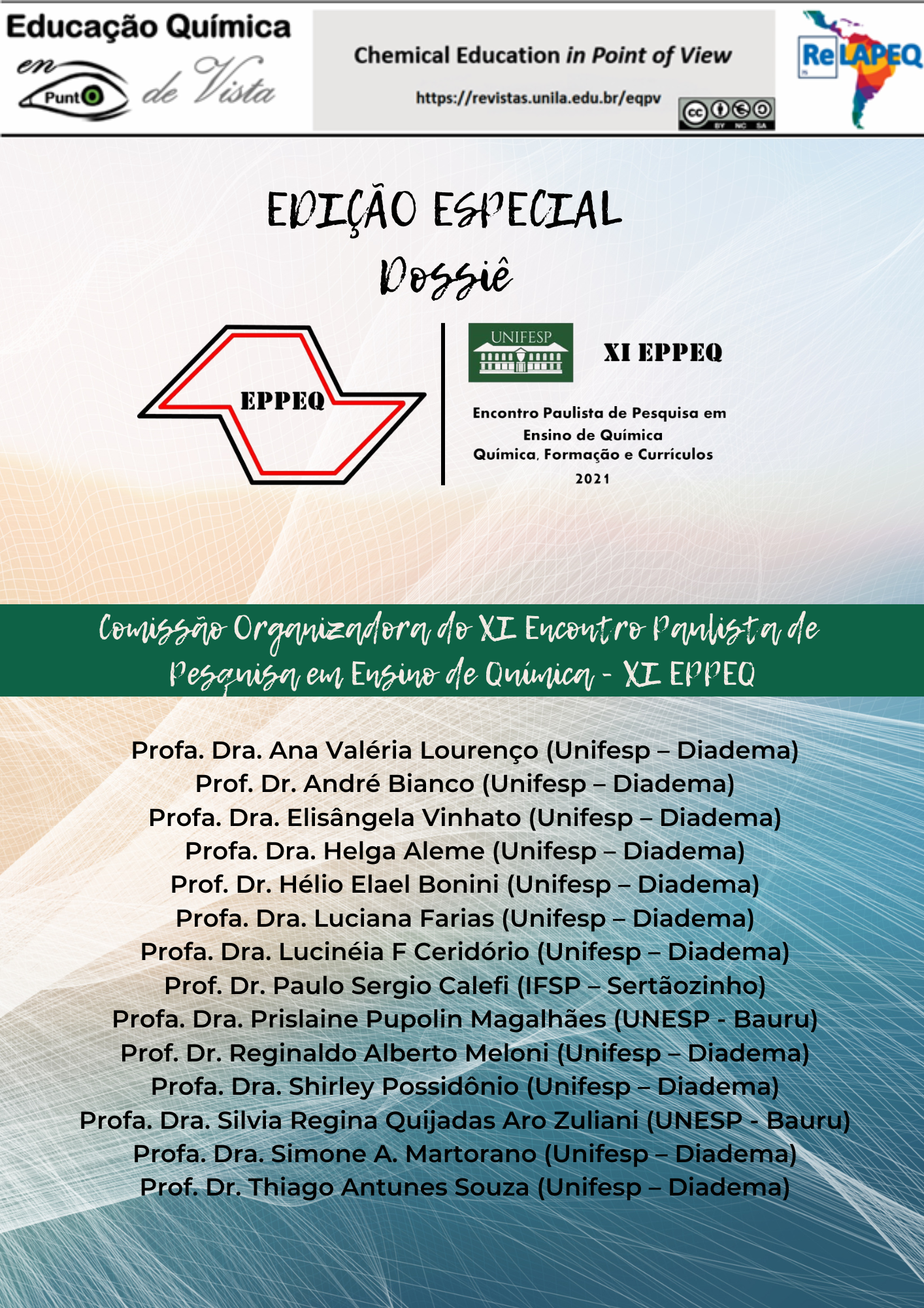 					Visualizar XI Encontro Paulista de Pesquisa em Ensino de Química - XI EPPEQ 
				